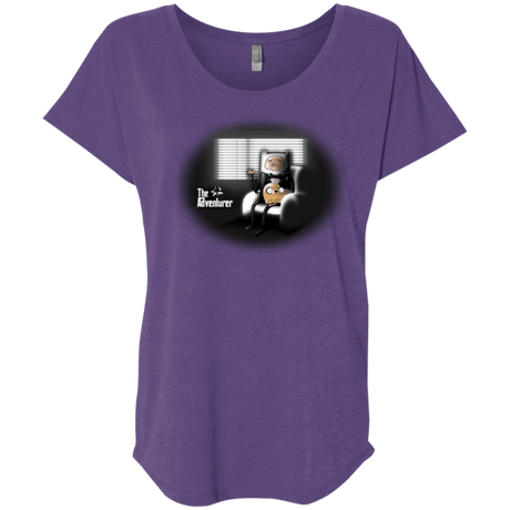 T-Shirts Purple Rush / X-Small The Adventurer Triblend Dolman Sleeve