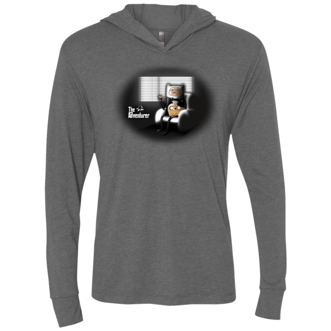 The Adventurer Triblend Long Sleeve Hoodie Tee