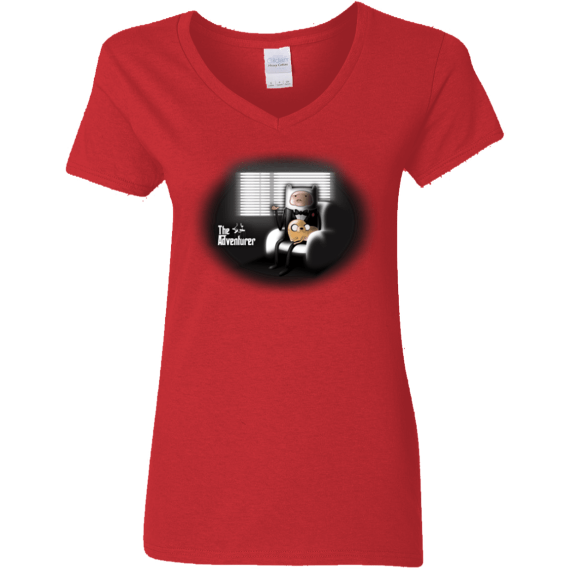 T-Shirts Red / S The Adventurer Women's V-Neck T-Shirt