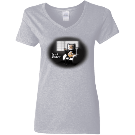 T-Shirts Sport Grey / S The Adventurer Women's V-Neck T-Shirt