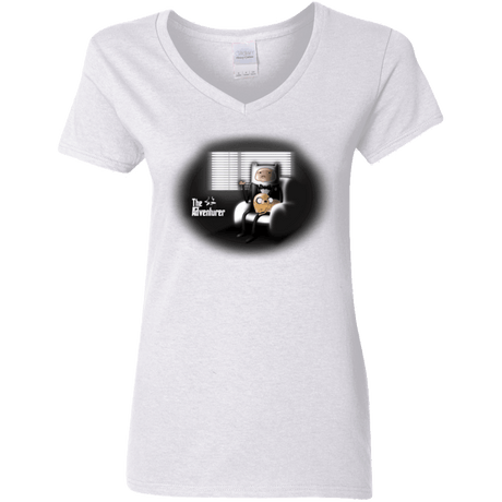 T-Shirts White / S The Adventurer Women's V-Neck T-Shirt