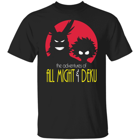 T-Shirts Black / S The Adventures of All Might & Deku T-Shirt