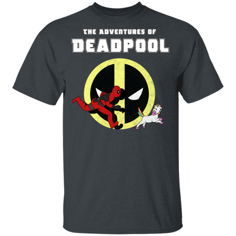 T-Shirts Dark Heather / YXS The Adventures Of Deadpool Youth T-Shirt