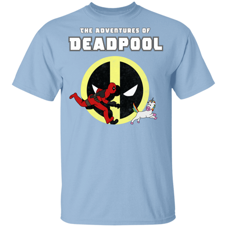 T-Shirts Light Blue / YXS The Adventures Of Deadpool Youth T-Shirt