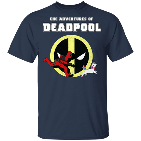 T-Shirts Navy / YXS The Adventures Of Deadpool Youth T-Shirt