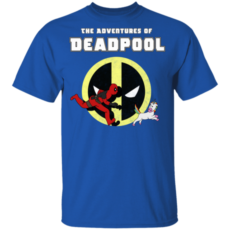 T-Shirts Royal / YXS The Adventures Of Deadpool Youth T-Shirt