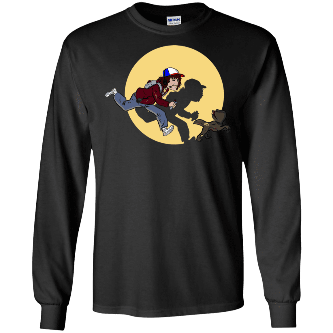 T-Shirts Black / S The Adventures of Dustin Men's Long Sleeve T-Shirt