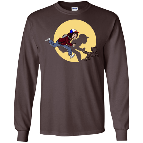 T-Shirts Dark Chocolate / S The Adventures of Dustin Men's Long Sleeve T-Shirt