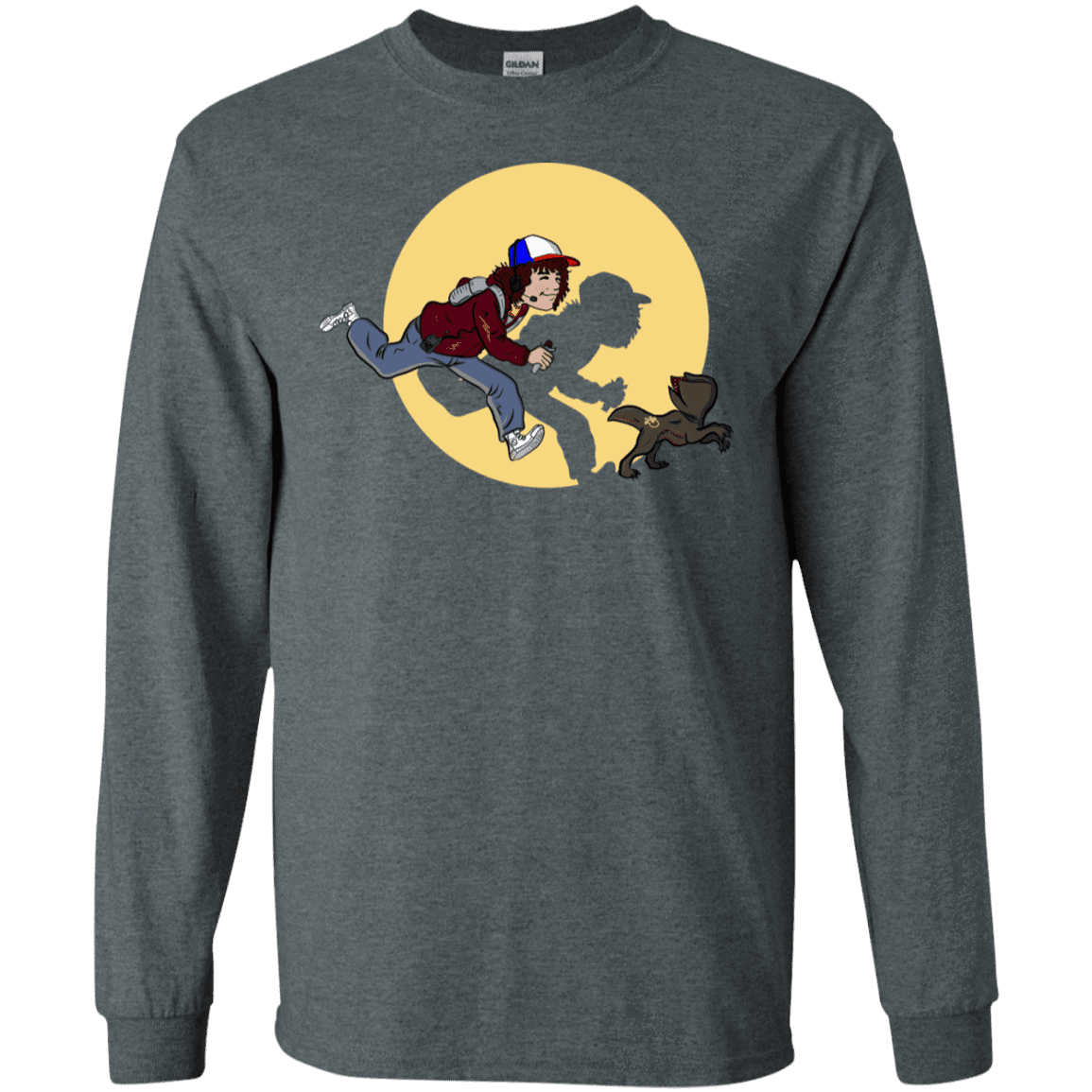 T-Shirts Dark Heather / S The Adventures of Dustin Men's Long Sleeve T-Shirt