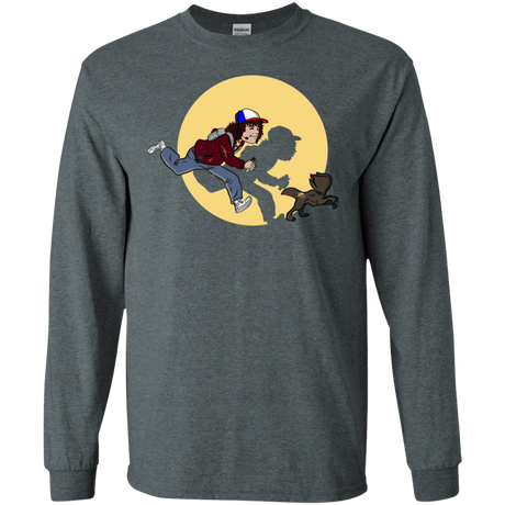 T-Shirts Dark Heather / S The Adventures of Dustin Men's Long Sleeve T-Shirt