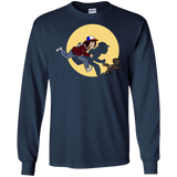 T-Shirts Navy / S The Adventures of Dustin Men's Long Sleeve T-Shirt