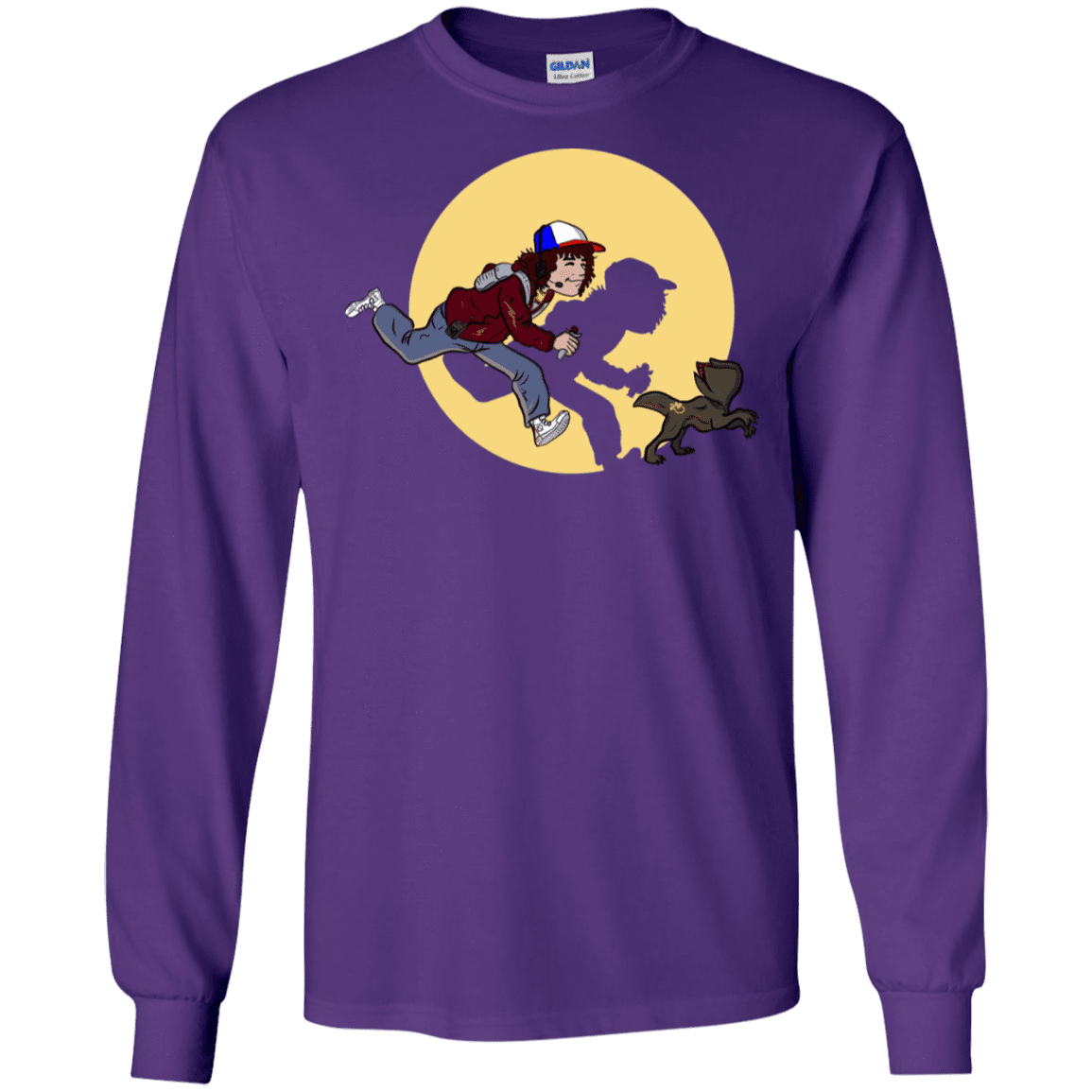 T-Shirts Purple / S The Adventures of Dustin Men's Long Sleeve T-Shirt