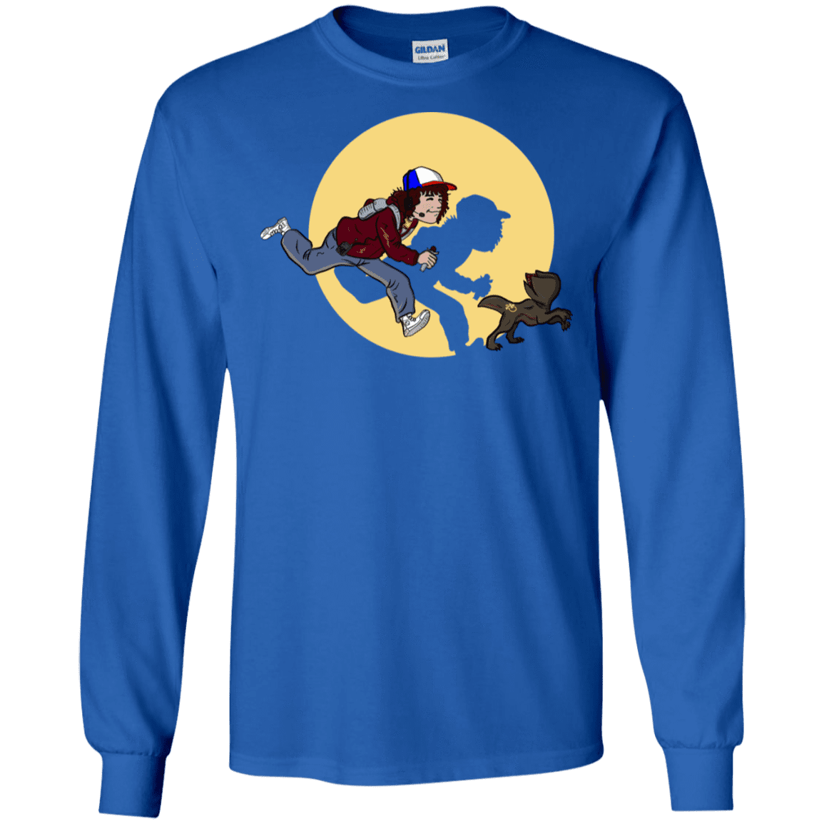 T-Shirts Royal / S The Adventures of Dustin Men's Long Sleeve T-Shirt