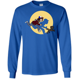 T-Shirts Royal / S The Adventures of Dustin Men's Long Sleeve T-Shirt