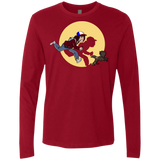 T-Shirts Cardinal / S The Adventures of Dustin Men's Premium Long Sleeve