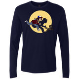 T-Shirts Midnight Navy / S The Adventures of Dustin Men's Premium Long Sleeve