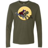 T-Shirts Military Green / S The Adventures of Dustin Men's Premium Long Sleeve
