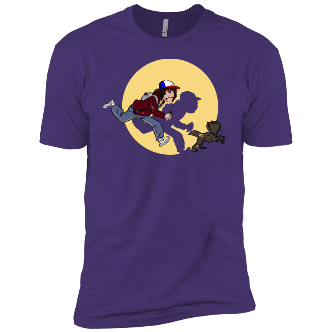 T-Shirts Purple Rush/ / X-Small The Adventures of Dustin Men's Premium T-Shirt