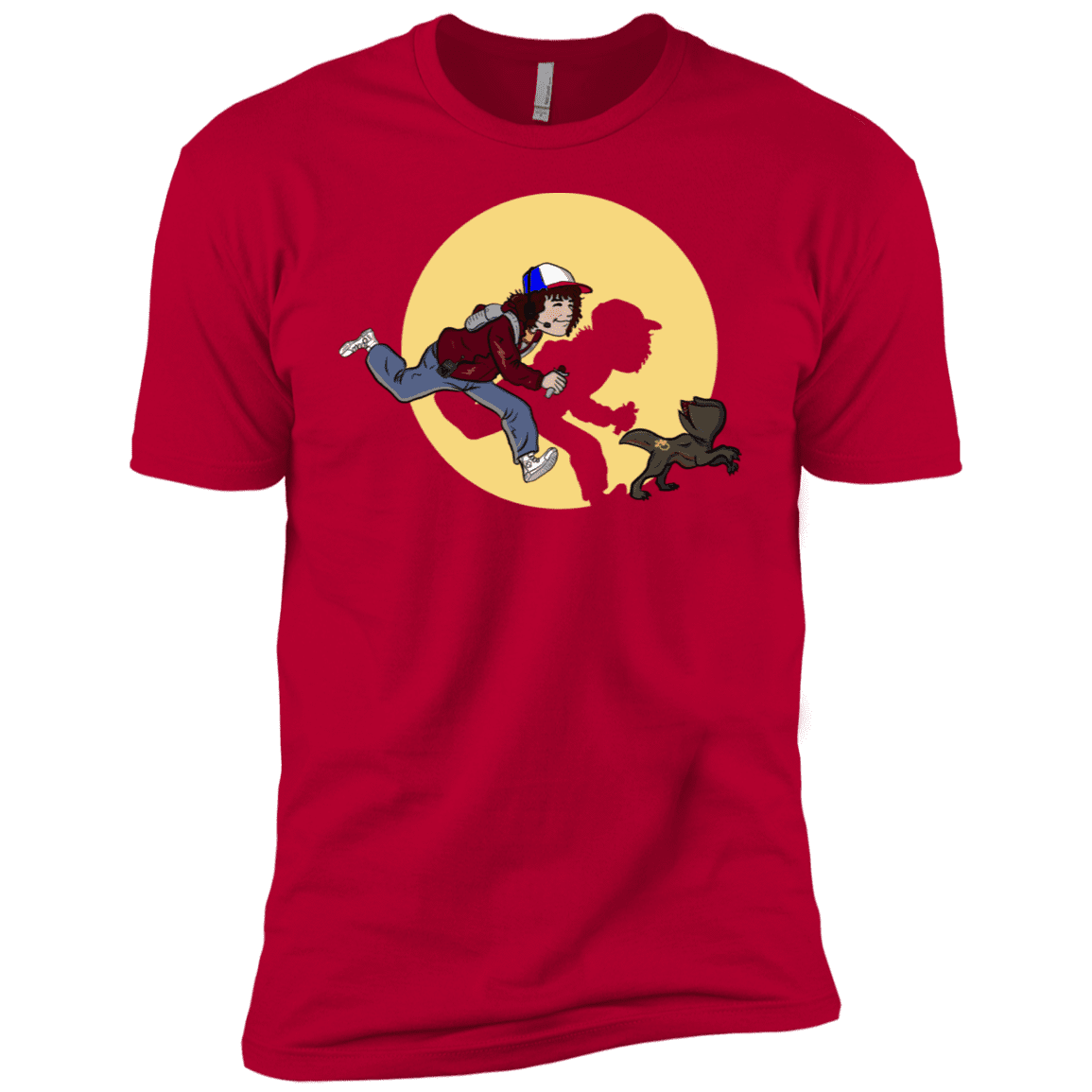 T-Shirts Red / X-Small The Adventures of Dustin Men's Premium T-Shirt