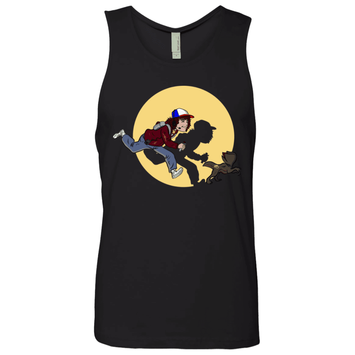 T-Shirts Black / S The Adventures of Dustin Men's Premium Tank Top