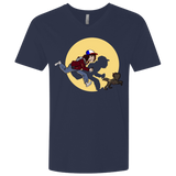 T-Shirts Midnight Navy / X-Small The Adventures of Dustin Men's Premium V-Neck