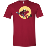T-Shirts Cardinal Red / S The Adventures of Dustin Men's Semi-Fitted Softstyle