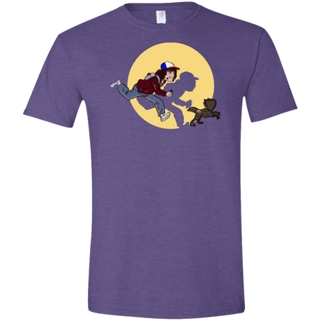 T-Shirts Heather Purple / S The Adventures of Dustin Men's Semi-Fitted Softstyle