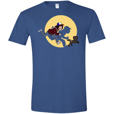 T-Shirts Heather Royal / X-Small The Adventures of Dustin Men's Semi-Fitted Softstyle