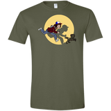 T-Shirts Military Green / S The Adventures of Dustin Men's Semi-Fitted Softstyle