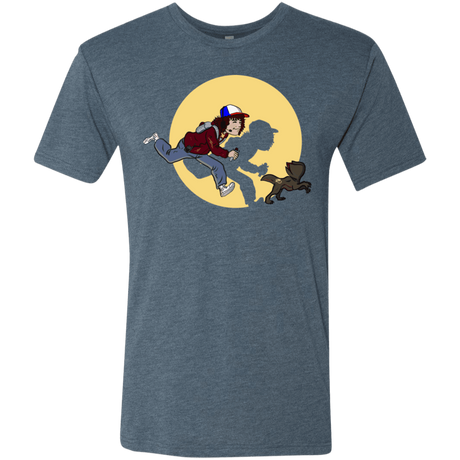 T-Shirts Indigo / S The Adventures of Dustin Men's Triblend T-Shirt