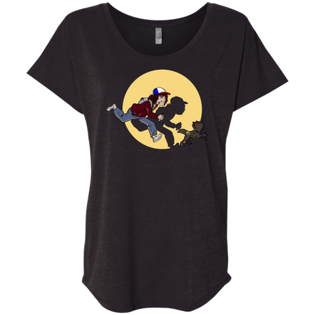 T-Shirts Vintage Black / X-Small The Adventures of Dustin Triblend Dolman Sleeve