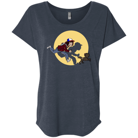 T-Shirts Vintage Navy / X-Small The Adventures of Dustin Triblend Dolman Sleeve