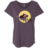 T-Shirts Vintage Purple / X-Small The Adventures of Dustin Triblend Dolman Sleeve