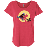 T-Shirts Vintage Red / X-Small The Adventures of Dustin Triblend Dolman Sleeve