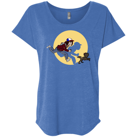 T-Shirts Vintage Royal / X-Small The Adventures of Dustin Triblend Dolman Sleeve