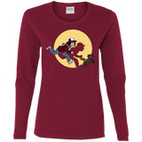 T-Shirts Cardinal / S The Adventures of Dustin Women's Long Sleeve T-Shirt