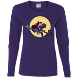 T-Shirts Purple / S The Adventures of Dustin Women's Long Sleeve T-Shirt