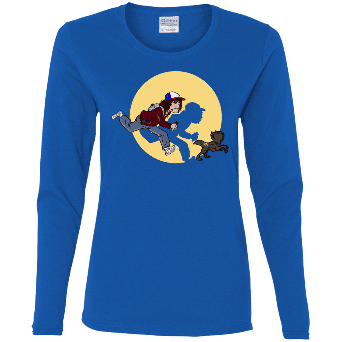 T-Shirts Royal / S The Adventures of Dustin Women's Long Sleeve T-Shirt