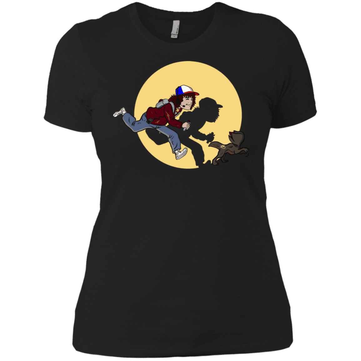 T-Shirts Black / X-Small The Adventures of Dustin Women's Premium T-Shirt