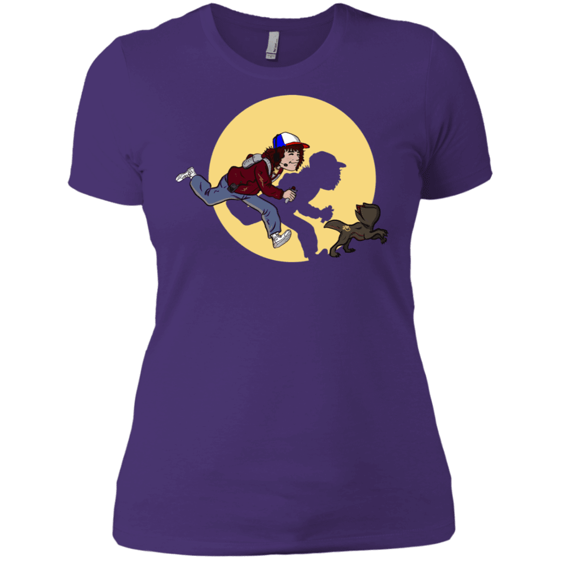 T-Shirts Purple Rush/ / X-Small The Adventures of Dustin Women's Premium T-Shirt