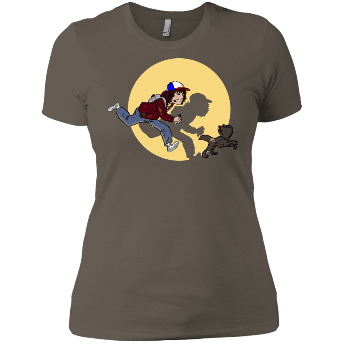 T-Shirts Warm Grey / X-Small The Adventures of Dustin Women's Premium T-Shirt