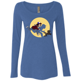 T-Shirts Vintage Royal / S The Adventures of Dustin Women's Triblend Long Sleeve Shirt