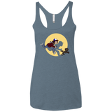T-Shirts Indigo / X-Small The Adventures of Dustin Women's Triblend Racerback Tank