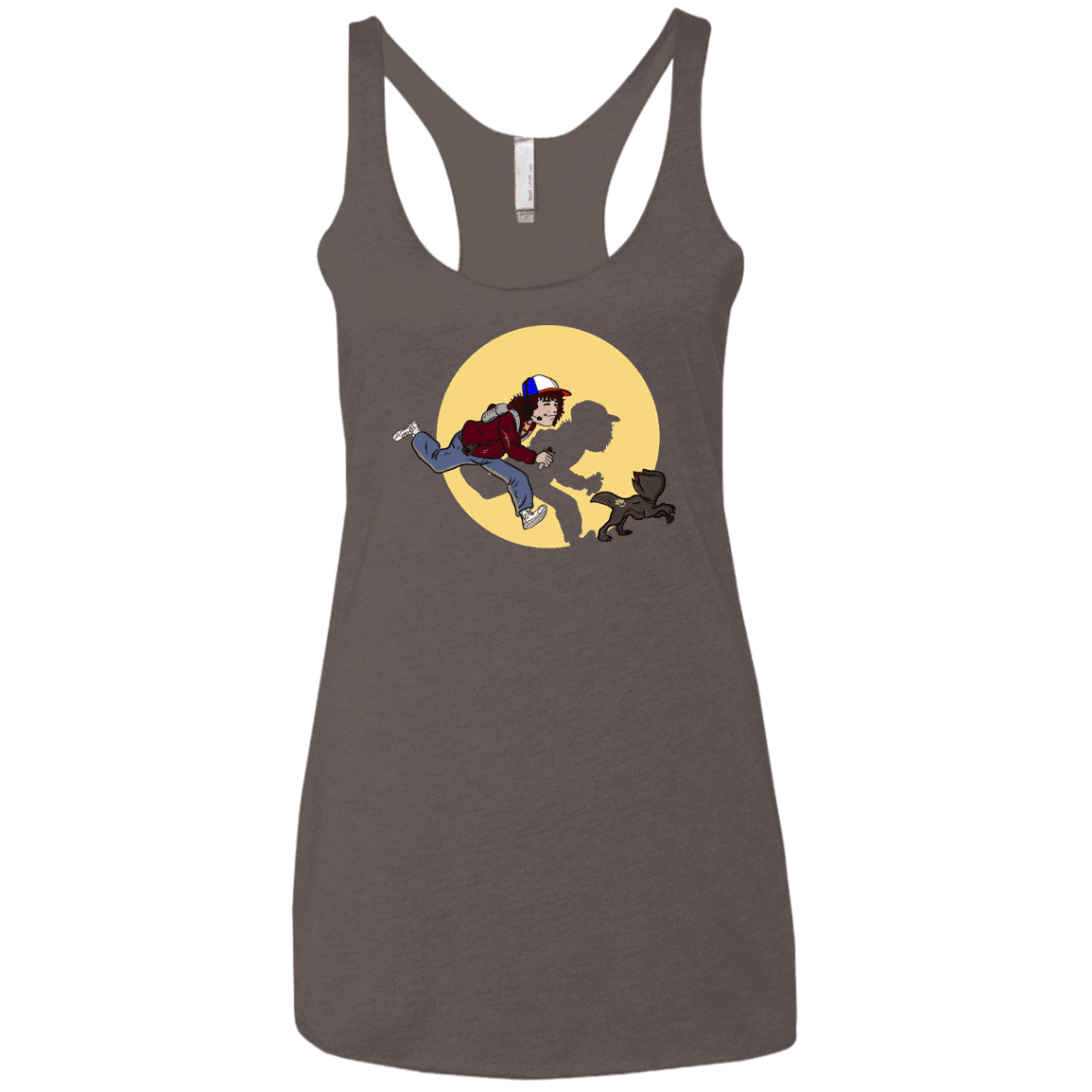 T-Shirts Macchiato / X-Small The Adventures of Dustin Women's Triblend Racerback Tank