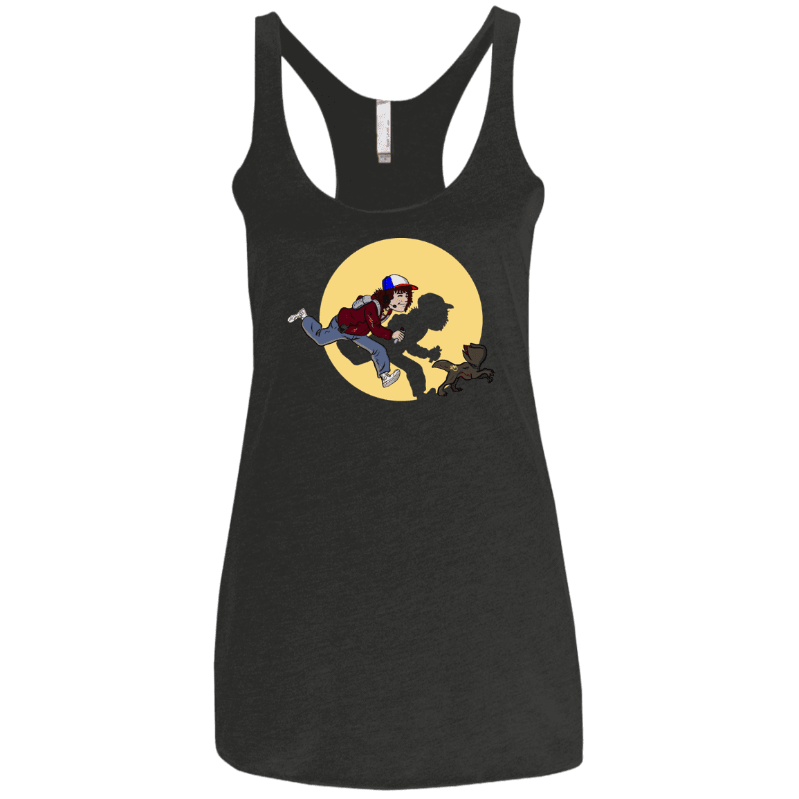 T-Shirts Vintage Black / X-Small The Adventures of Dustin Women's Triblend Racerback Tank