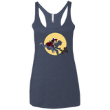 T-Shirts Vintage Navy / X-Small The Adventures of Dustin Women's Triblend Racerback Tank