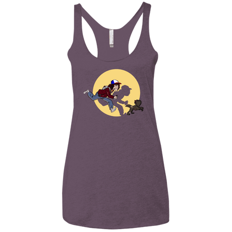 T-Shirts Vintage Purple / X-Small The Adventures of Dustin Women's Triblend Racerback Tank