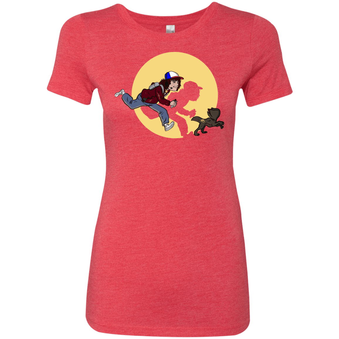 T-Shirts Vintage Red / S The Adventures of Dustin Women's Triblend T-Shirt