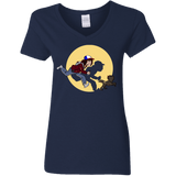 T-Shirts Navy / S The Adventures of Dustin Women's V-Neck T-Shirt