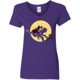 T-Shirts Purple / S The Adventures of Dustin Women's V-Neck T-Shirt